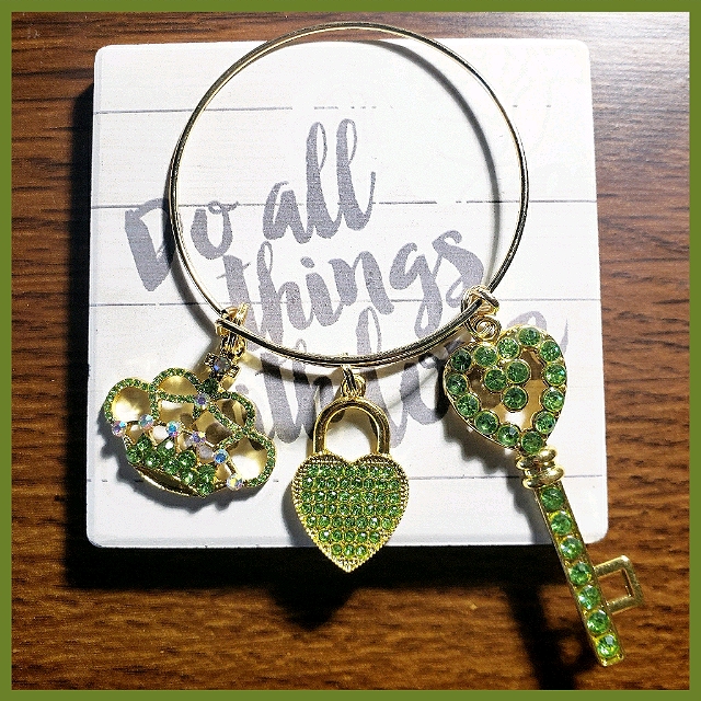 Green & Gold Bangle